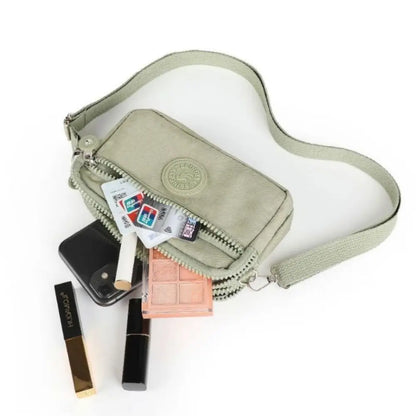 Women’s Large Capacity Handbag – Fashionable Portable Crossbody & Shoulder Bag with Zipper, Messenger Style