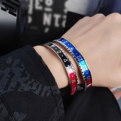 New Stainless Steel Digital Display Bracelet — Fashion Jewelry for Men & Women