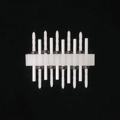 10PCS Ceramic Nail Drill Bits - Rotary Milling Cutters for Gel Polish Removal & Nail Grinding Machine Accessories