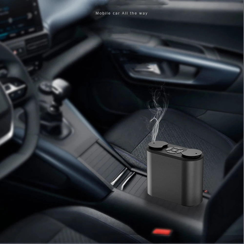 Waterless Aroma Diffuser – USB Aluminum Essential Oil Nebulizer & Air Humidifier for Home & Hotel"