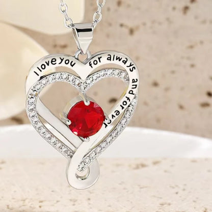 Heart Pendant Necklace - Elegant Hollow Design Jewelry Gift for Mother’s Day, Best Friends & Special Occasions