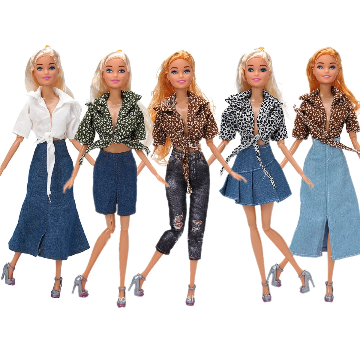 New Doll Clothes for 30cm Barbie – BJD Doll Outfit Accessories for Girls DIY Toy
