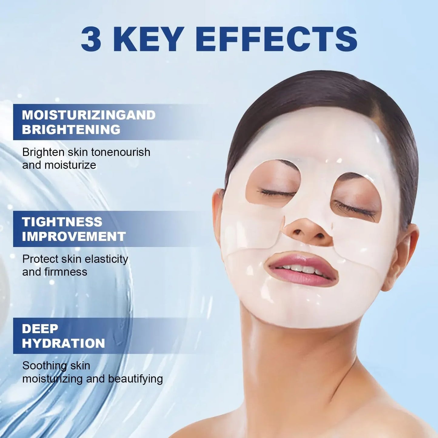 5-Pack Deep Collagen Anti-Wrinkle Face Mask – Overnight Lifting, Firming & Moisturizing
