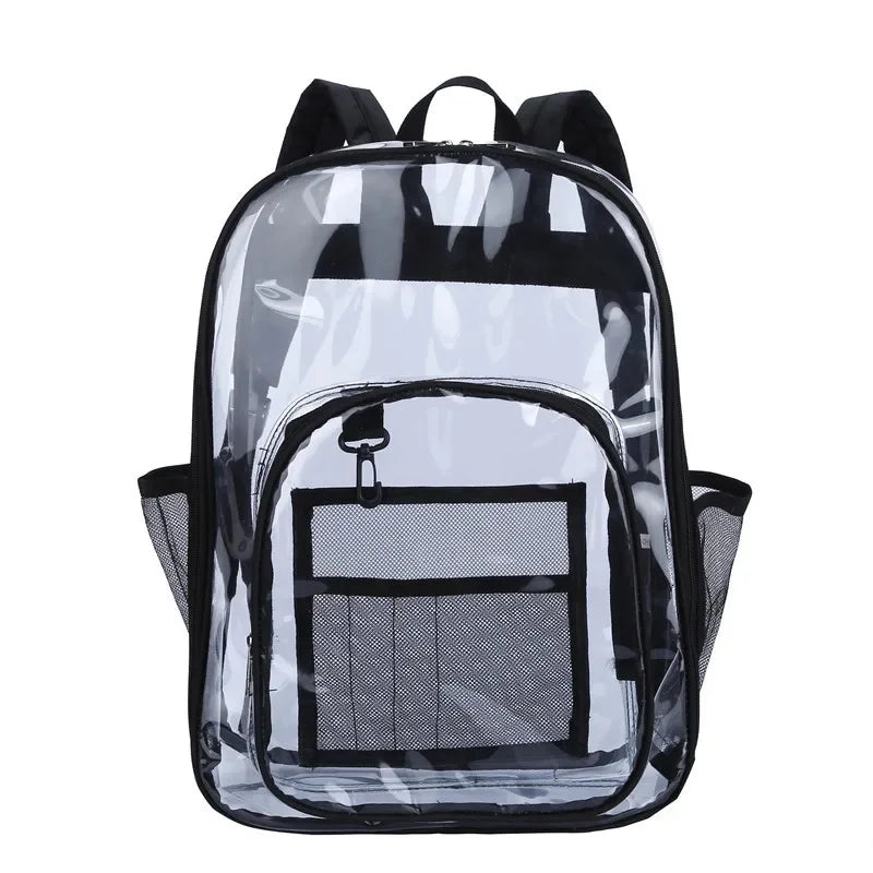 Transparent Shoulder Bag | Unisex Large Capacity Waterproof Multifunctional Backpack for Men & Women