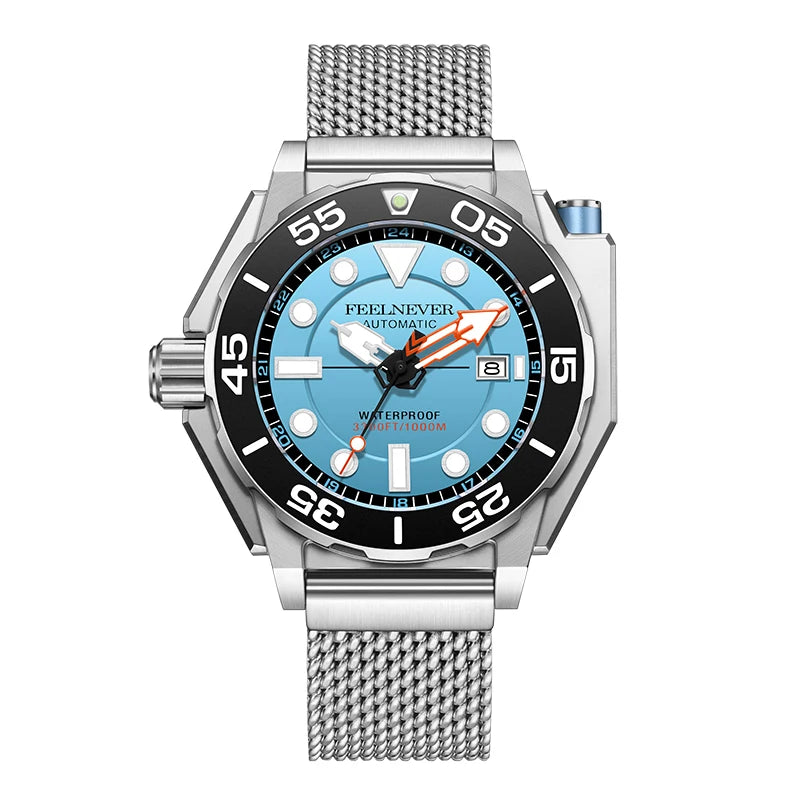 FeelNever Luxury Automatic Watch for Men – Fashion Business & Military Mechanical Waterproof Wristwatch