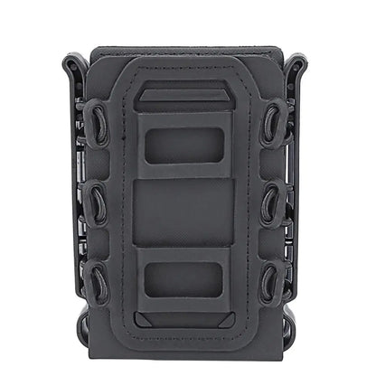 Tactical Fast Mag Pouch – Flexible TPR Magazine Holder for AR15 M4 5.56/7.62, Molle Carrier Holster for Hunting Accessories