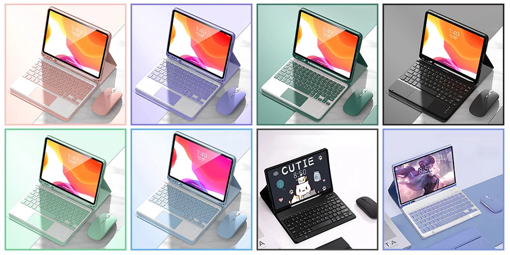 EMTRA Tablet Handbag Case - Shockproof Cover for iPad Mini 6, Air 4/5, Pro 11/12.9, Xiaomi Pad 5 & Kindle