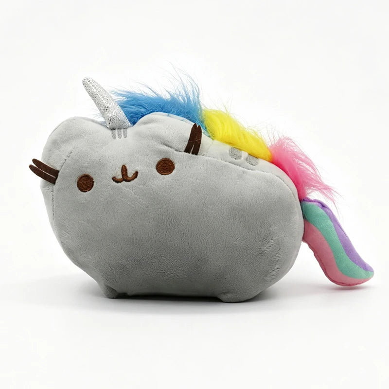 Pusheen Cat Figure and Charm - Cute Desk Accessories, Fluffy Cushion Decor, and Birthday Gifts for Pusheen Fans