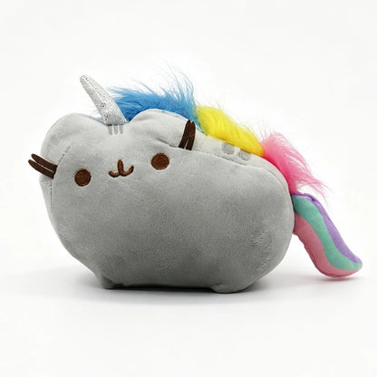 Pusheen Cat Figure and Charm - Cute Desk Accessories, Fluffy Cushion Decor, and Birthday Gifts for Pusheen Fans
