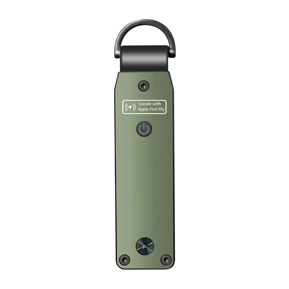 AirTag Key Holder - Built-In Tracker Keychain for 2–3 Keys, GPS Key Finder for Men & Women (iOS Only)