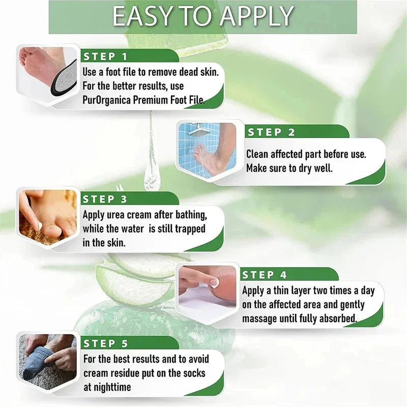 Herbal Heel Repair Foot Cream – Cracked Heel Care, Dead Skin Exfoliation & Deep Moisturizing for Soft, Smooth Feet
