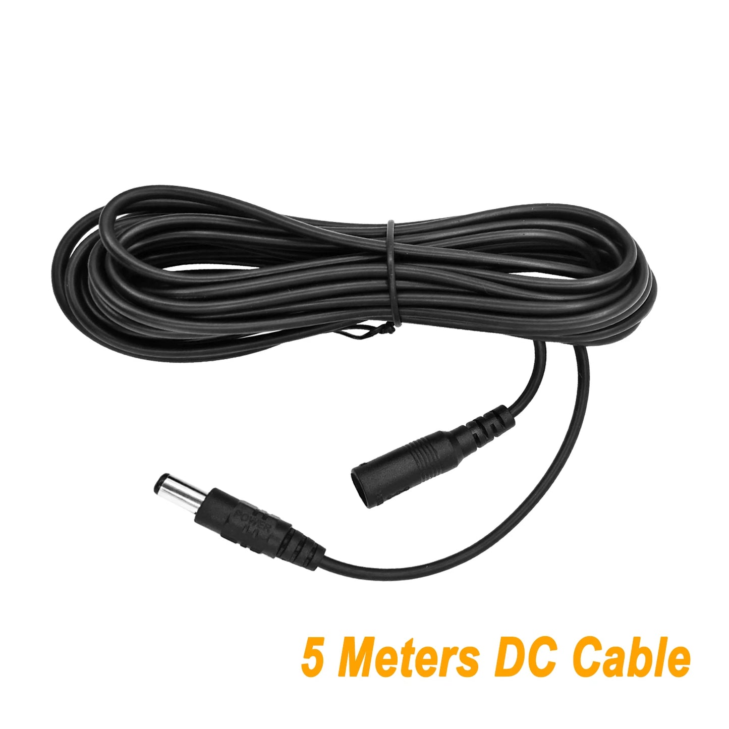 5M/10M DC12V Power Extension Cable - 5.5mm*2.1mm Male to Female Connector for LED Lamps & CCTV Security Cameras