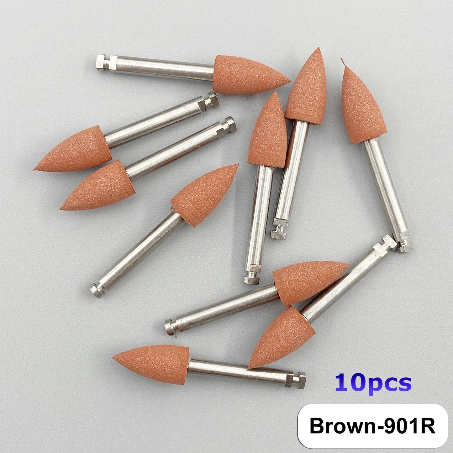 WELLCK Dental Silicone Grinding Heads – 12/10pcs Teeth Polisher for Low-Speed Dental Tools & Lab Use