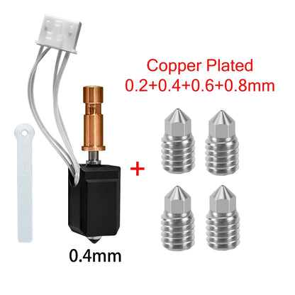 Anycubic Kobra S1 Ceramic Hotend - 24V 48W Rapid Heating 300℃ Upgrade 3D Printer Extruder Head