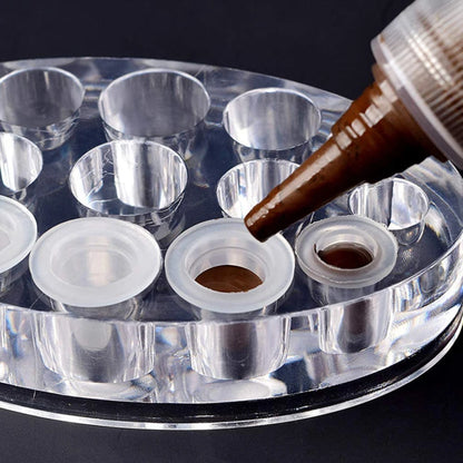100/500/1000pcs Disposable Silicone Tattoo Ink Cup Caps — Pigment Holder Containers for Tattoo Accessories