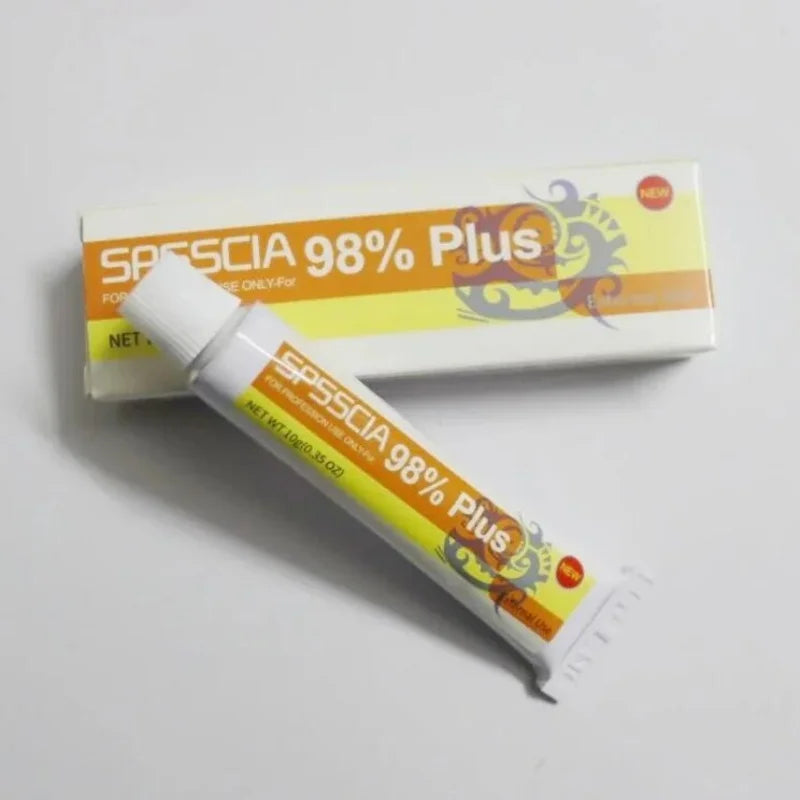 98% SPSSCIA Tattoo Cream – 10g Aftercare for Permanent Makeup, Microblading Eyebrows & Lips
