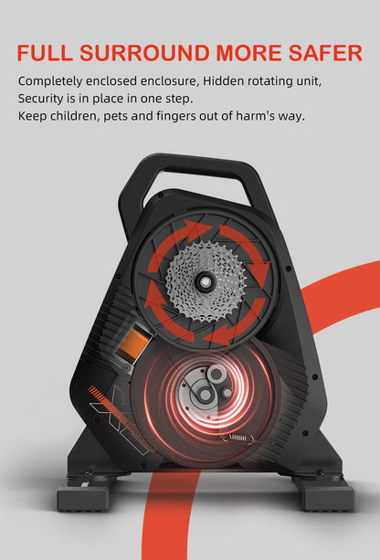 ThinkRider X2Max Smart Bike Trainer — MTB & Road Bicycle Home Trainer with Built-In Power Meter