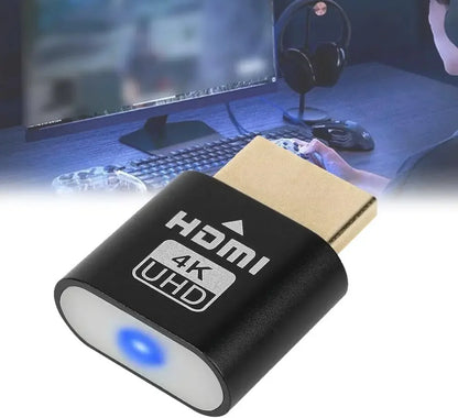 4K HDMI Virtual Display Adapter — High-Resolution Wireless Streaming Emulator & Dummy Plug