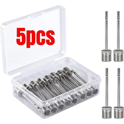Stainless Steel Ball Pump Needles - Universal Sports Air Valve Adapters for Football Basketball Soccer Inflator Accessories