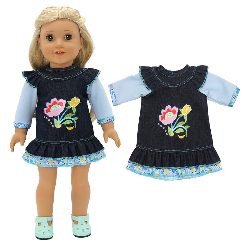 18" American Doll Clothes Set — Jacket and Pants Outfit for Baby Dolls