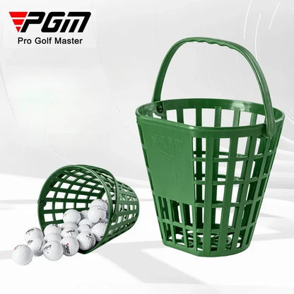 PGM Portable Golf Ball Basket – Eco-Friendly PP Storage Holder, Holds 50 Balls, Lightweight Practice & Training Equipment QK007