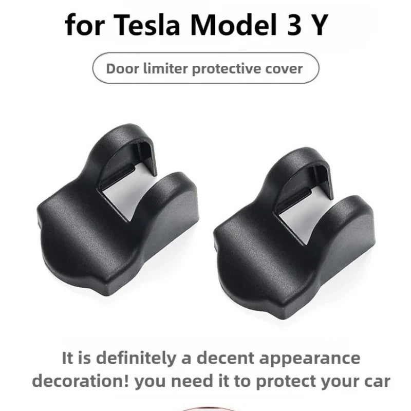 Tesla Model 3/Y Juniper & Highland 2019–2026 Door Lock Limiter Protector - ABS Door Stopper and Latch Guard Cover Kit