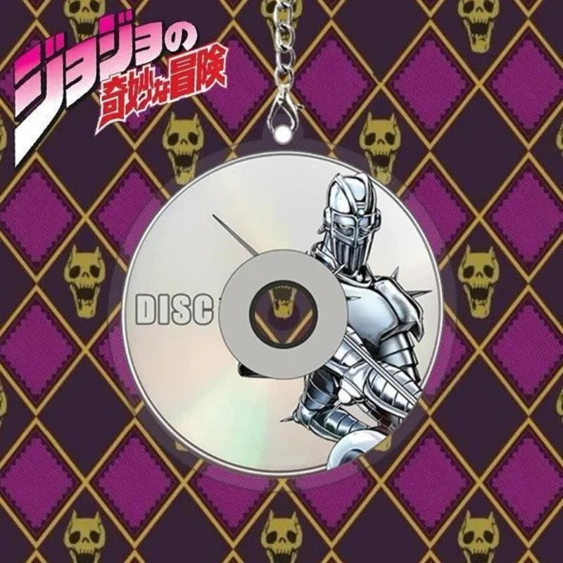 Anime Acrylic Keychain - JoJo Bizarre Adventure Cosplay Figure Charm for Bags, Desk Decor & Holiday Gift