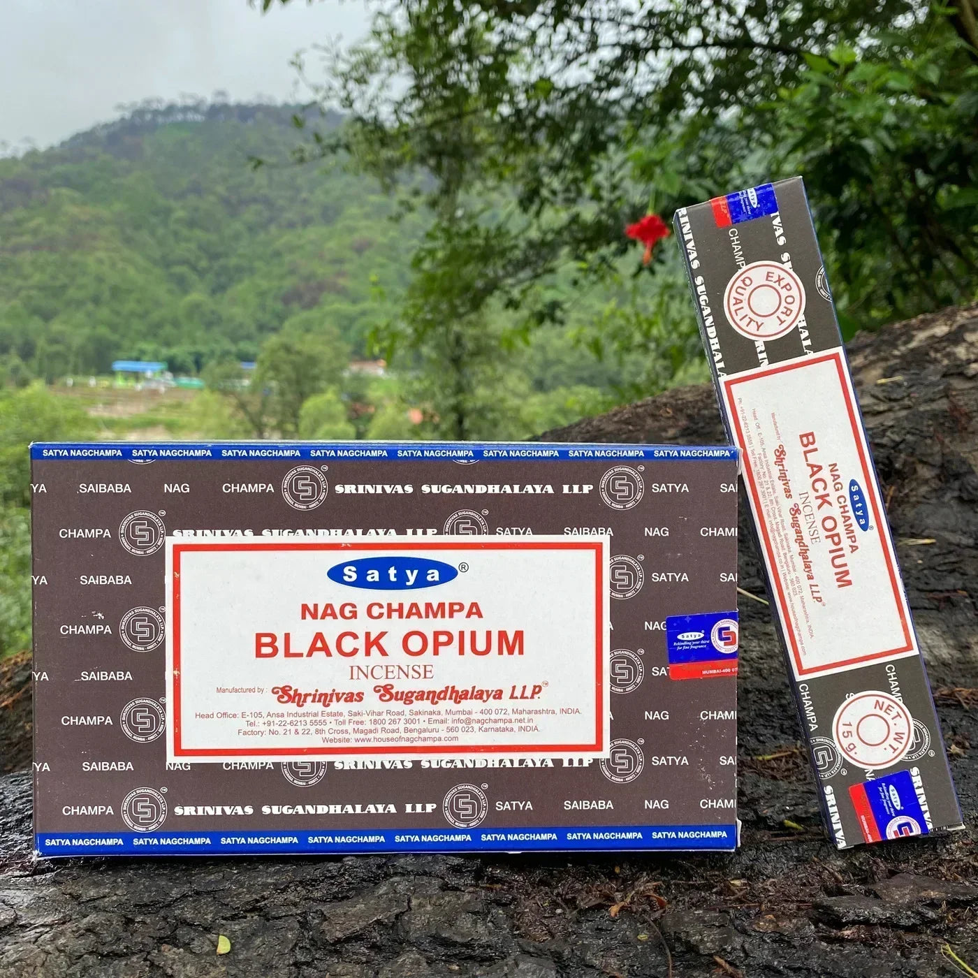 5 Box NAG Champa Satya Incense Collection – Handmade Sticks with Refreshing Medicinal Aromas for Home Fragrances