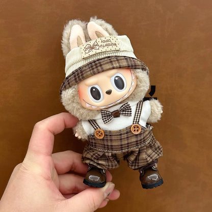 15-17CM Labubu Doll Clothes – Mini Plush Cotton Outfits for I, II, III Dolls, Party & Gift Accessories