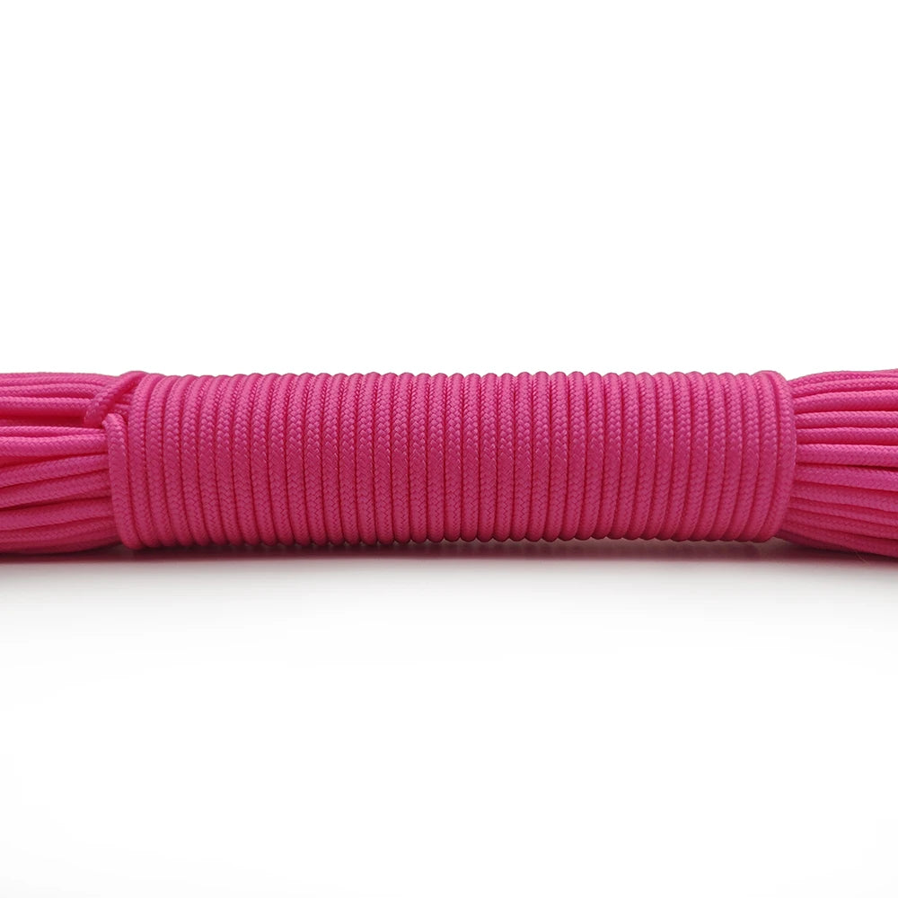 100FT 3mm Paracord Rope – Heavy Duty Parachute Cord for Hiking, Camping, Survival & DIY Bracelets