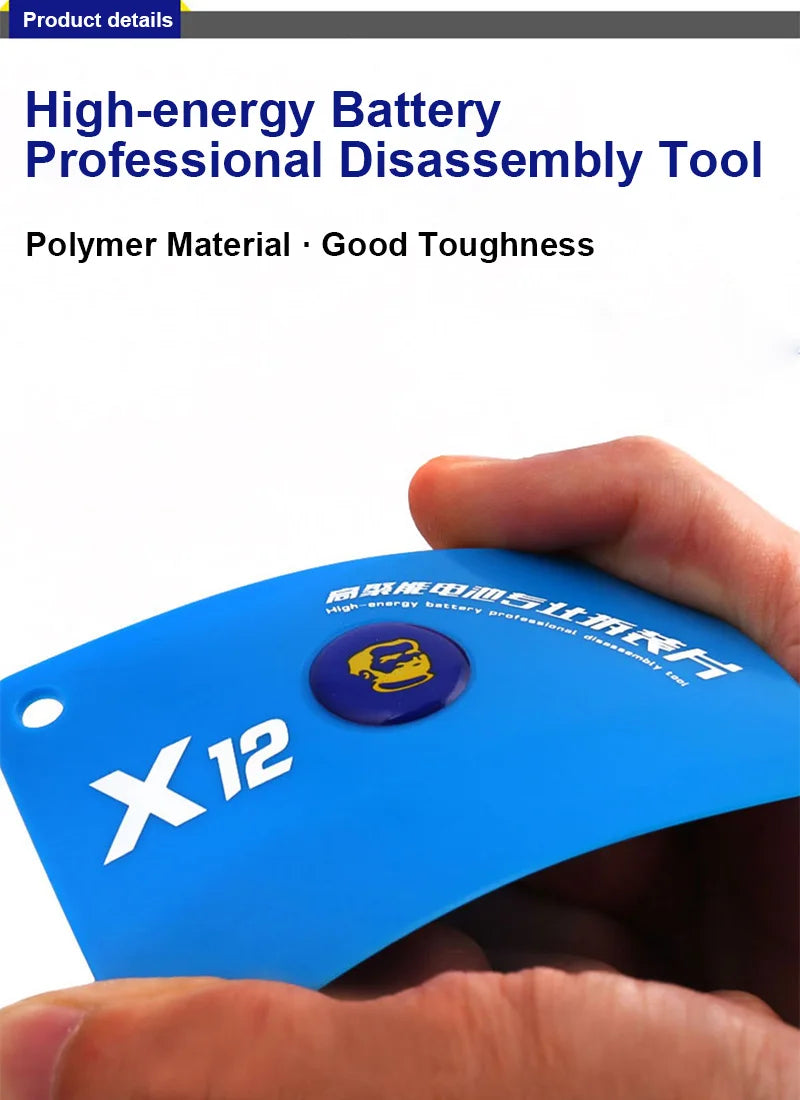 MECHANIC X12 Back Cover Disassembly Card – High-Energy Battery Removal Tool for Mobile Phone & Tablet Repair