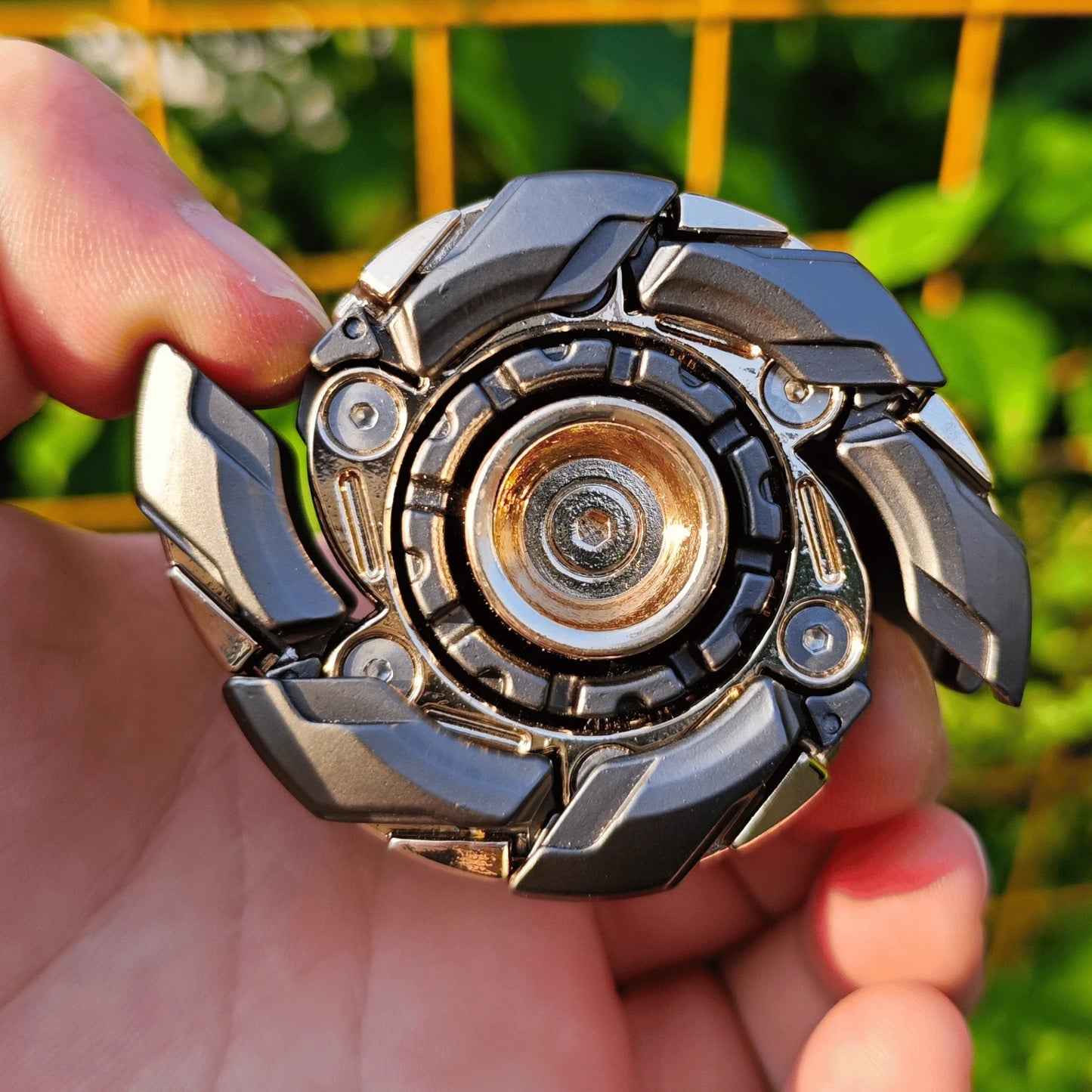 EDC Magnetic Fidget Sliders – Metal Stress Relief & Mood-Buster Spinning Top Toys for Adults