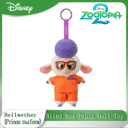 NEW 2026 Disney Zootopia Blind Box – Judy & Nick Vinyl Plush Cartoon Character Pendant, Trendy Toy Gift
