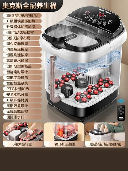Automatic Heated Foot Bath - Electric Deep Foot Spa Massager with Constant Temperature
