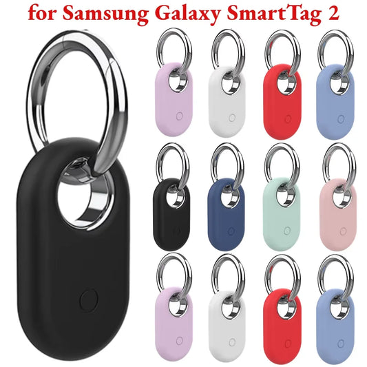 Protective Case for Samsung Galaxy SmartTag 2 — Anti-Scratch Keychain Skin Cover Tracker Holder