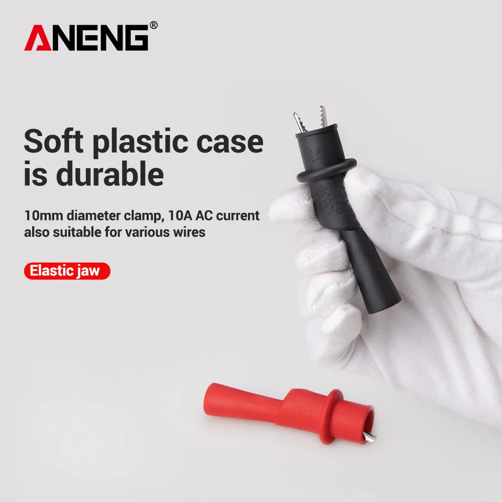 ANENG Alligator Test Clips - Crocodile Clamp Probes for Multimeter Electrical Testing and Measurement
