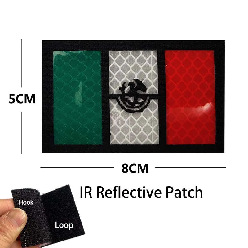 Mexico Flag Eagle Skull Patch - Embroidered Fabric & PVC Tactical Applique Badge for Bags and Gear