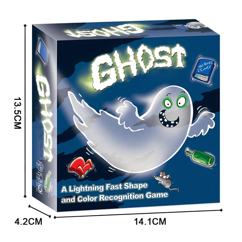 Ghost Board Game - Fun Family Card Game for 1–4 Players, Kids and Adults, Party Entertainment and Holiday Gifts