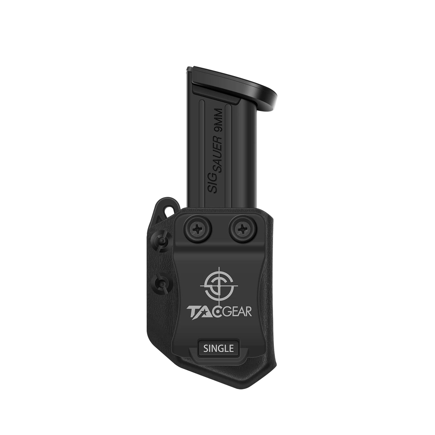 IWB OWB Mag Pouch - Left/Right Hand Single & Double Stack Belt Clip for 9mm, .40 Pistol Magazine Holster