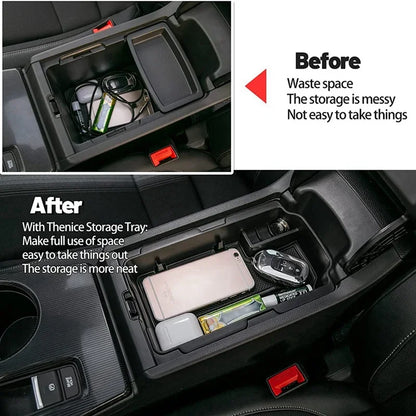 Honda Civic 11th Gen 2022 Center Console Organizer Tray – Armrest Storage Box Insert for Glove Box Accessories, Interior Storage Solution