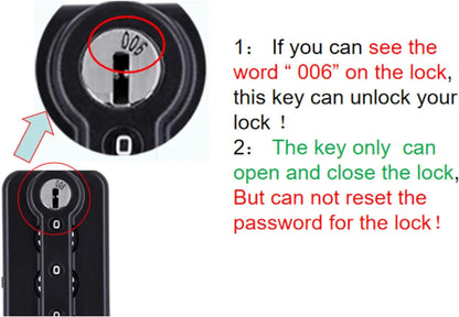 TSA006 Luggage Key & Tag - Replacement Key for Rimowa Suitcases and TSA Locks