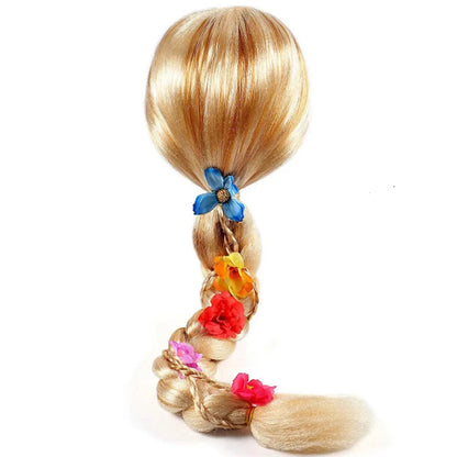 Princess Cosplay Wig for Girls - Synthetic Hair Halloween Birthday Party Costume Accessory