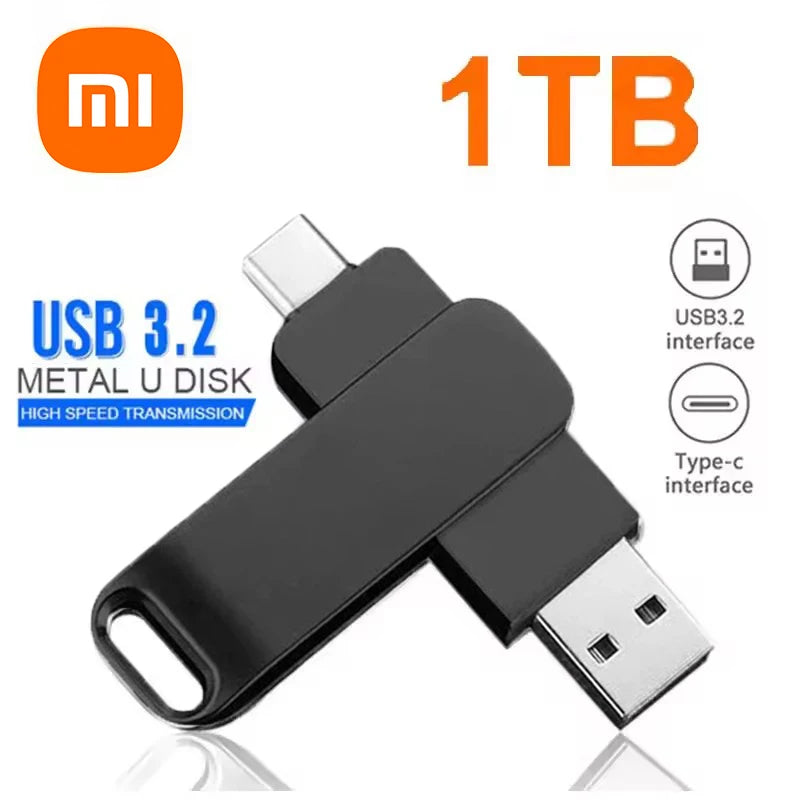 Xiaomi Mijia USB 3.2 High-Speed Waterproof Flash Drive — Up to 16TB Portable Pen Drive (2025)