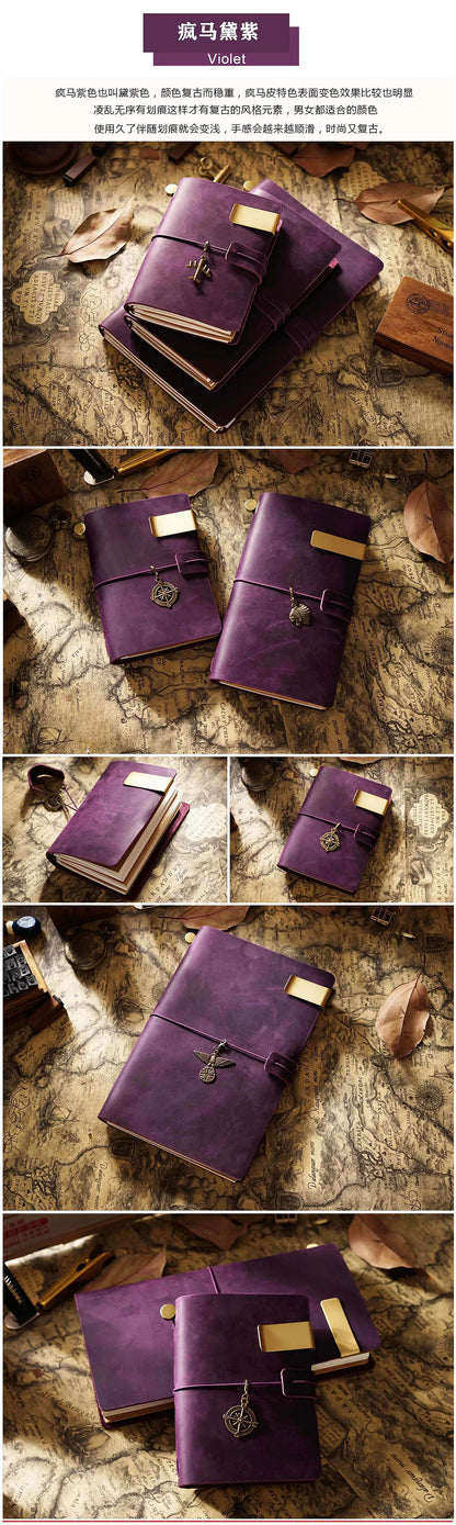 Moterm Genuine Leather Travel Notebook – Handmade Vintage Cowhide Diary, Journal, Sketchbook & Planner TN Cover