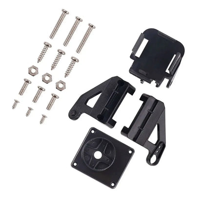 PTZ FPV Camera Gimbal Bracket - Ultrasonic Aviation Model Camera Mount for RC Aircraft & FPV Servo Installation Accessories