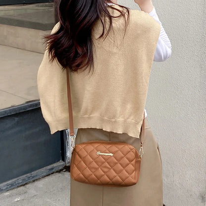 2024 Tassel Small Messenger Bag for Women - Trendy Embroidery Camera Shoulder Bag with Chain Crossbody Style