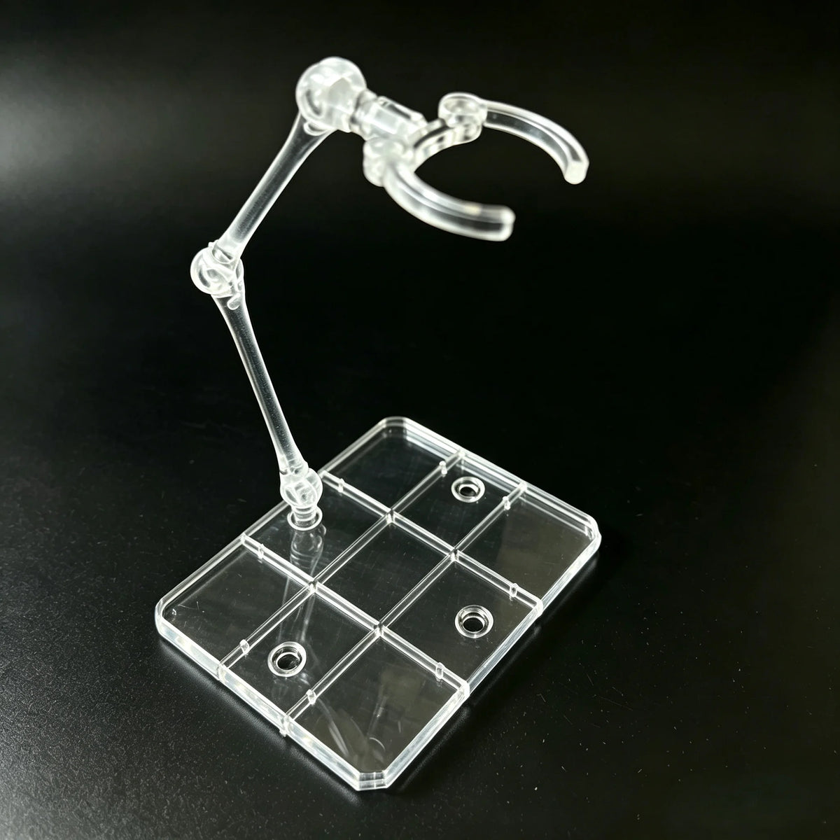 Clear Acrylic Action Figure Stand - Display Base Holder for Dolls, Toy Models & Collectible Figures