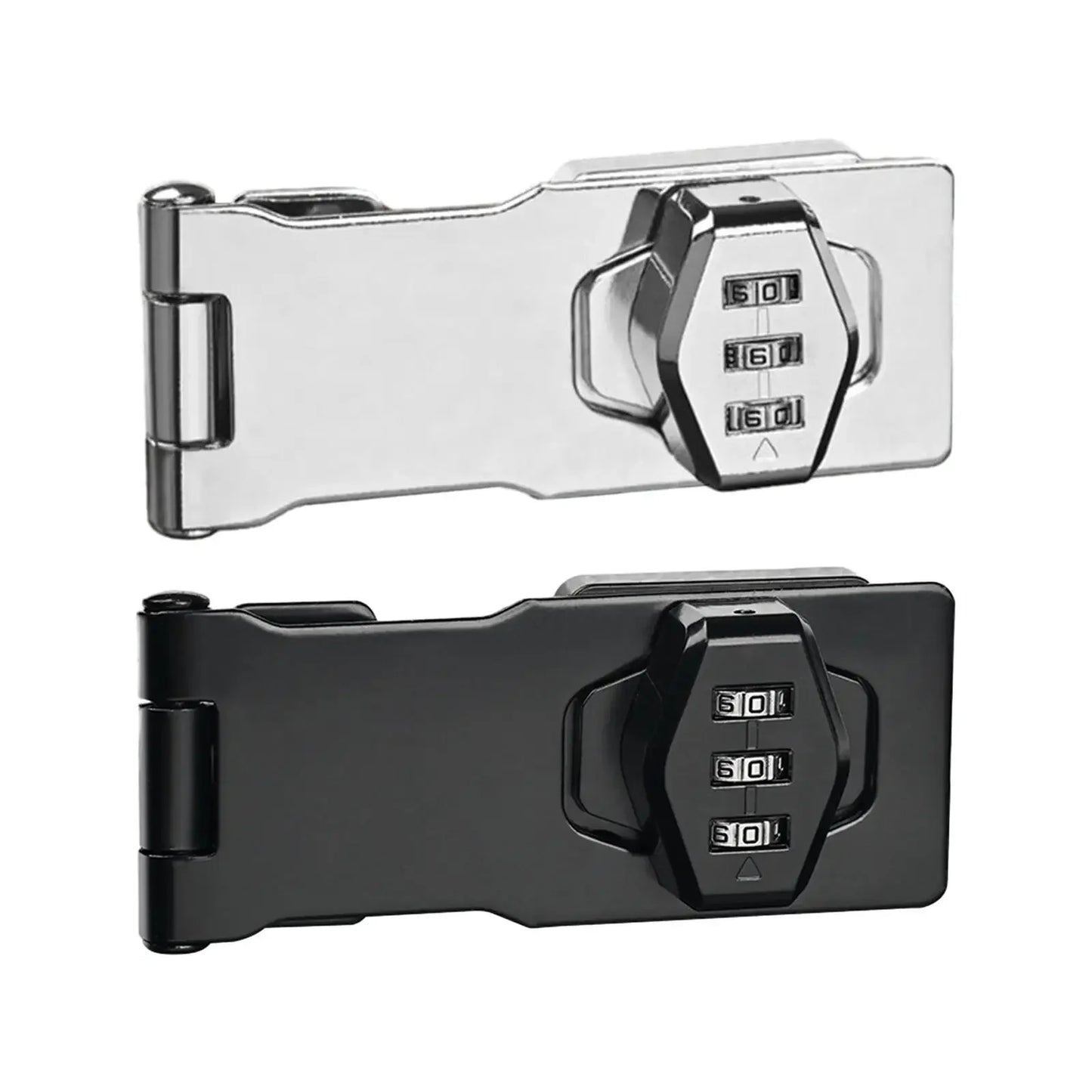 Keyless Mechanical Password Lock - Rotary Hasp Lock for Household, Garden, Interior, Mailbox, Bathroom, and Pet Doors
