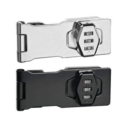 Keyless Mechanical Password Lock - Rotary Hasp Lock for Household, Garden, Interior, Mailbox, Bathroom, and Pet Doors