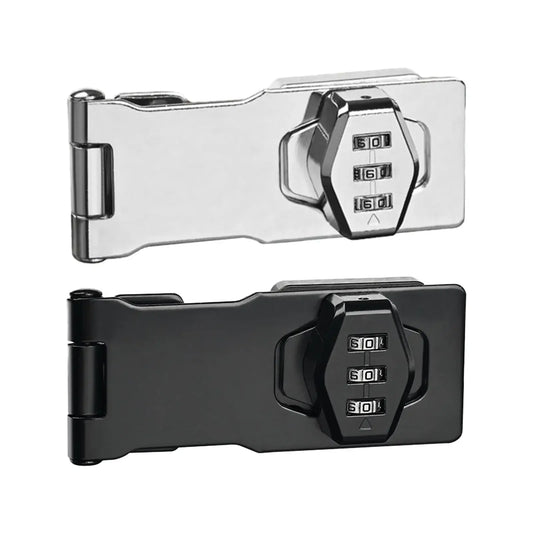 Keyless Mechanical Password Lock - Rotary Hasp Lock for Household, Garden, Interior, Mailbox, Bathroom, and Pet Doors